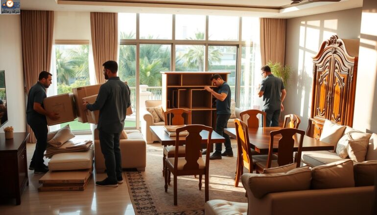 نقل عفش بحي البحيرات جدة 