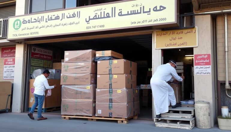 الخدمات الإضافية المتاحة مع نقل الأثاث في جدة