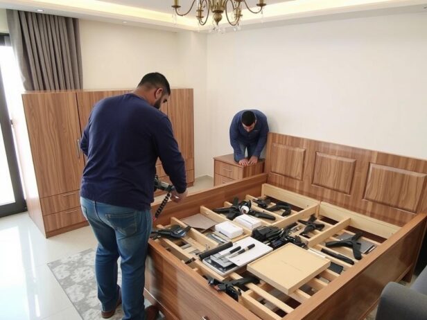 خدمات الفك والتركيب للأثاث في جدة