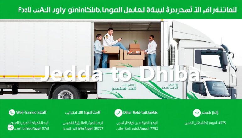 أفضل خدمة نقل أثاث من جدة إلى ضباء
