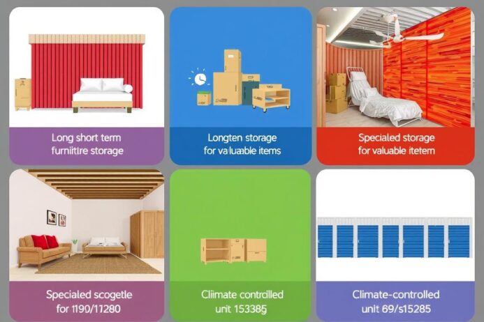 أنواع مختلفة من خدمات تخزين العفش جدة