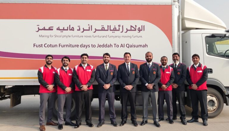 الخيار الأمثل لنقل أثاث من جدة إلى القيصومة