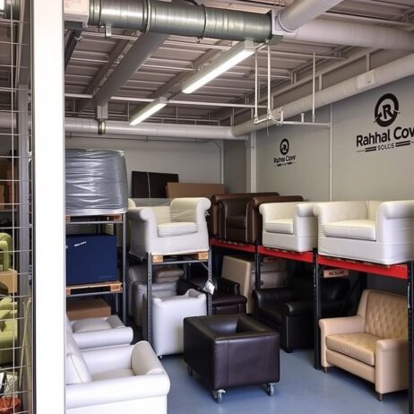 تخزين الأثاث في مستودعات آمنة تابعة لشركة رحال