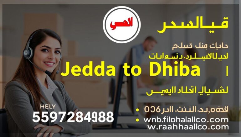 تواصل معنا لخدمة نقل أثاث من جدة إلى ضباء