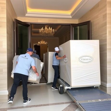 خدمة متخصصة لرفع وتنزيل أثاث الفلل في جدة