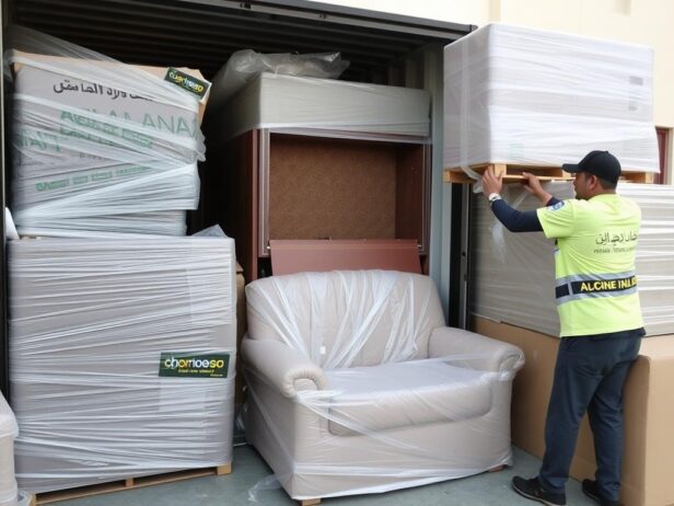 خدمة نقل ورفع الأثاث مع التغليف في جدة