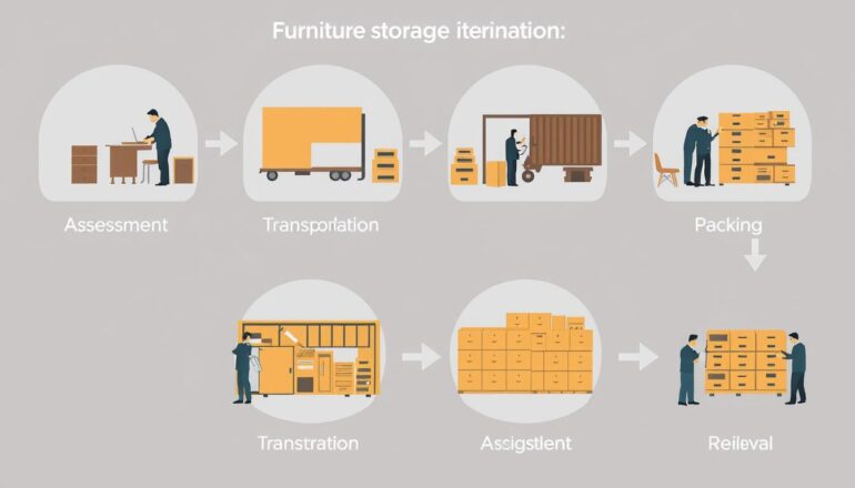 خطوات عملية تخزين العفش جدة بشكل منظم