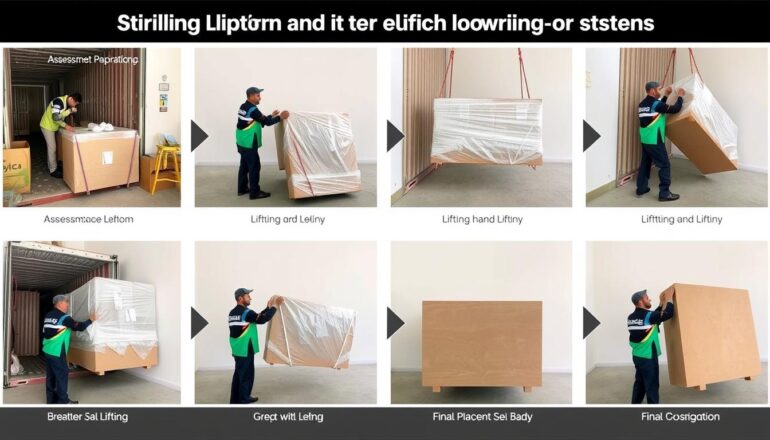 خطوات عملية رفع وتنزيل الأثاث جدة