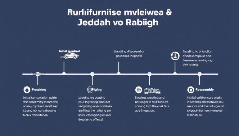 خطوات نقل العفش من جدة إلى رابغ