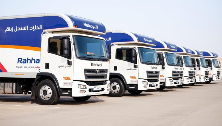 شاحنات نقل عفش مجهزة للنقل من الدمام إلى الرياض