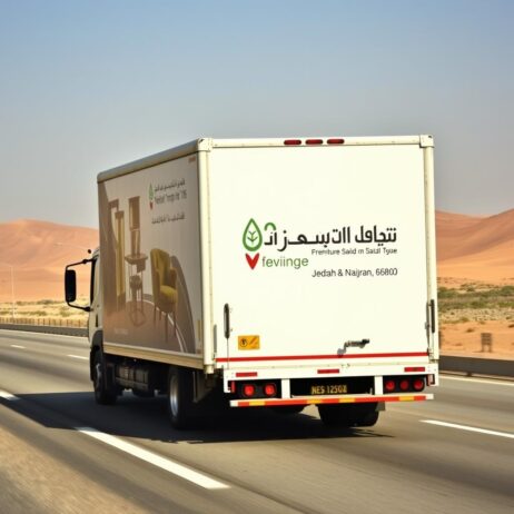 شاحنات نقل عفش من جدة إلى نجران