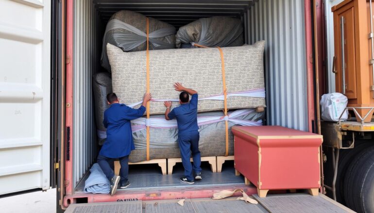 شحن أثاث من جدة إلى الأحساء