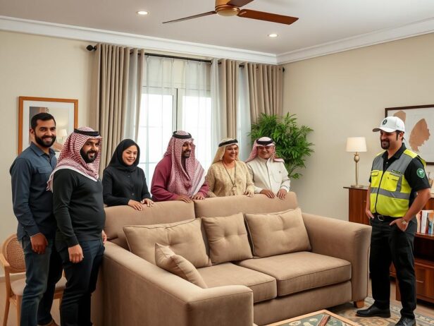 عملاء سعداء بخدمات أفضل شركة نقل أثاث من جدة