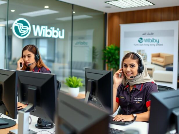 فريق خدمة العملاء في أفضل شركة نقل أثاث من جدة
