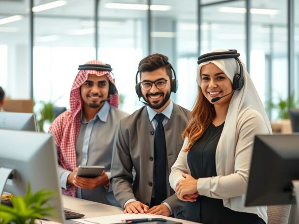 فريق خدمة العملاء لشركة نقل عفش من جدة إلى مكة