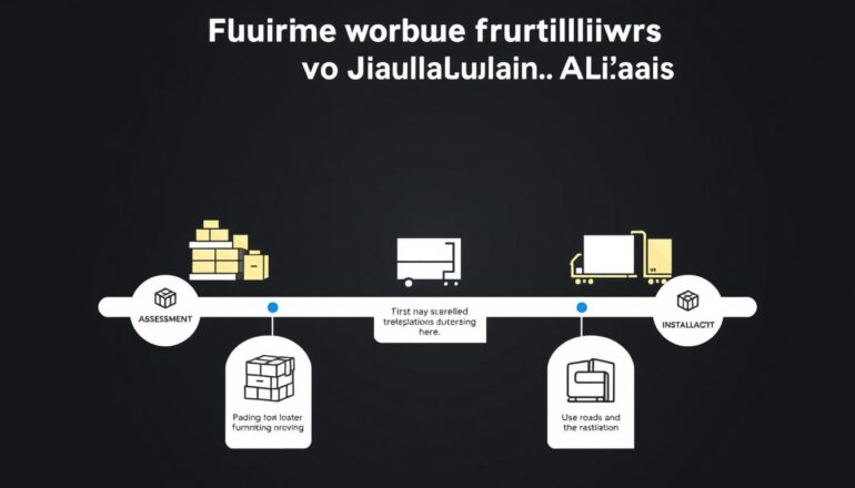 مراحل نقل أثاث من جدة إلى القيصومة