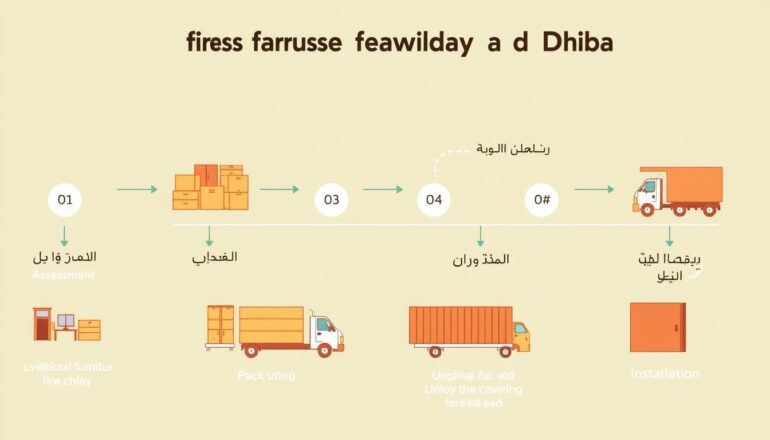 مراحل نقل أثاث من جدة إلى ضباء بخطوات منظمة