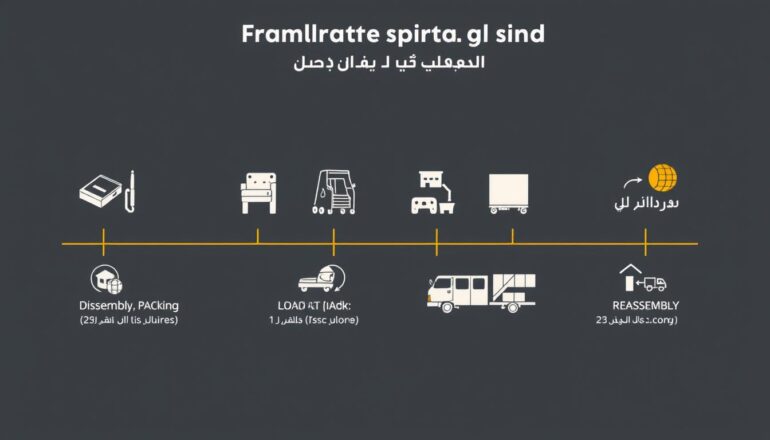 مراحل نقل أثاث من جدة لأي مدينة بخطوات احترافية