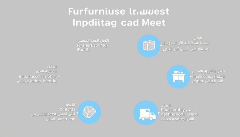 مراحل نقل الأثاث من جدة إلى مكة المكرمة