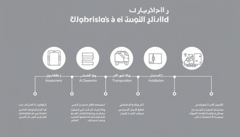 مراحل نقل العفش من جدة إلى الدوادمي مراحل نقل العفش من جدة إلى الدوادمي