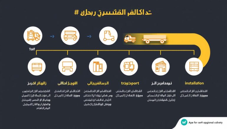 مراحل نقل العفش من جدة إلى الطائف بشكل احترافي