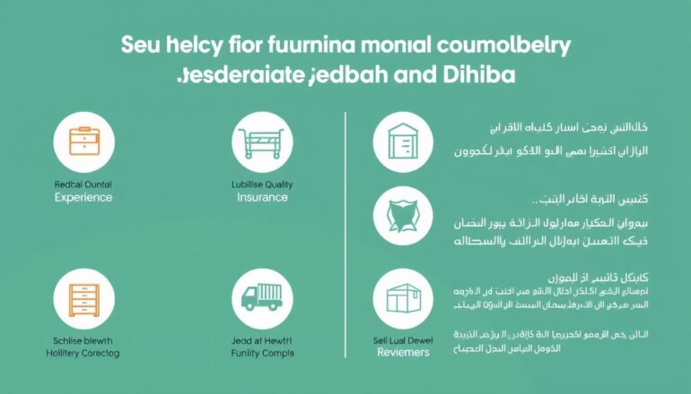 معايير اختيار شركة نقل أثاث من جدة إلى ضباء