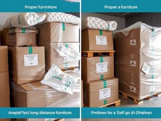 نصائح تغليف العفش للنقل من الطائف إلى الظهر