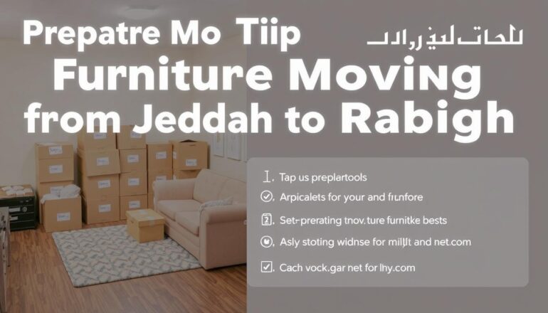 نصائح لتحضير العفش قبل نقله من جدة إلى رابغ