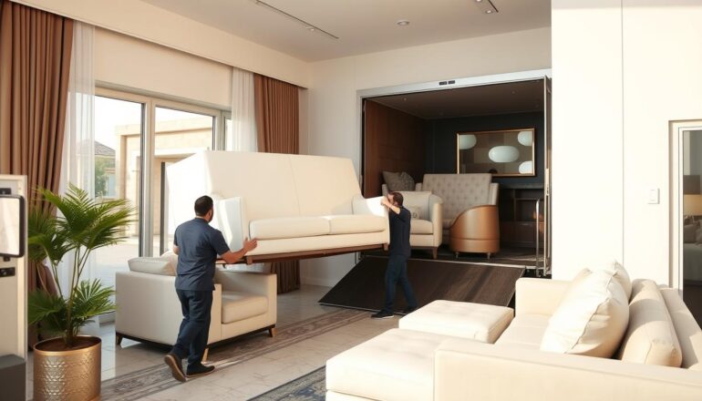 نقل أثاث فيلا فاخرة في جدة