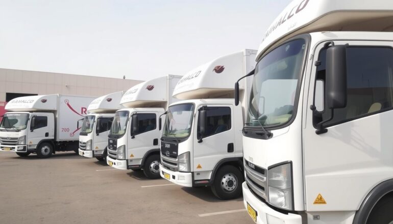 أسطول سيارات رحالكو لنقل العفش في جدة