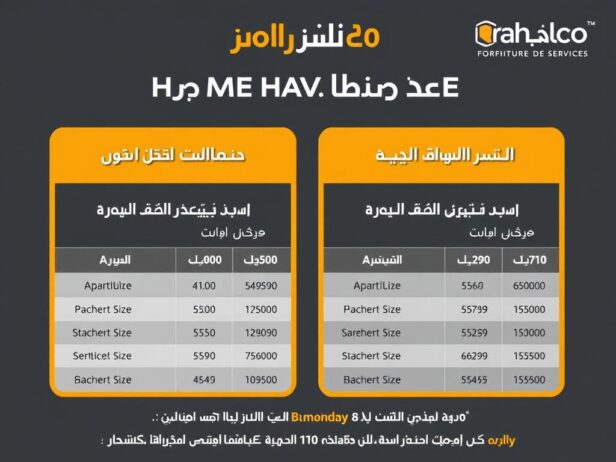 أسعار مثالية لنقل عفش منازل وشقق في جدة