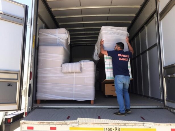 تحميل ونقل الأثاث بأمان تحميل ونقل الأثاث بأمان
