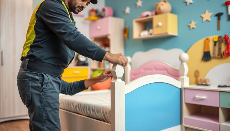 تركيب غرف نوم الأطفال في جدة بواسطة فريق رحالكو