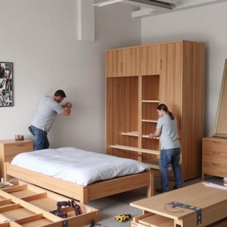 خدمة تركيب الأثاث مع ضمان من شركة رحالكو