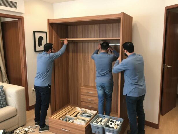 خدمة فك وتركيب الأثاث في جدة من شركة رحالكو