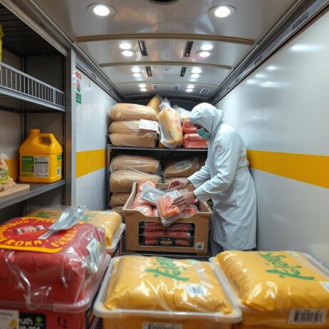 خدمة نقل المواد الغذائية السريعة في جدة