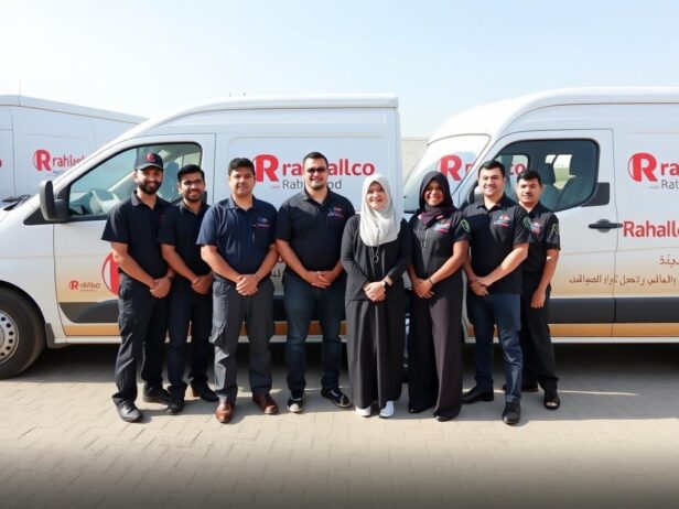 فريق عمل رحالكو المحترف لخدمة نقل سريعة جدة