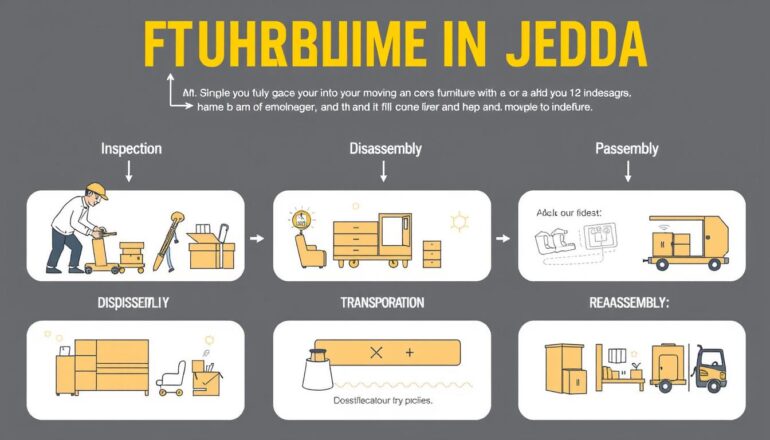 مراحل نقل العفش مع أفضل عمالة نقل عفش في جدة