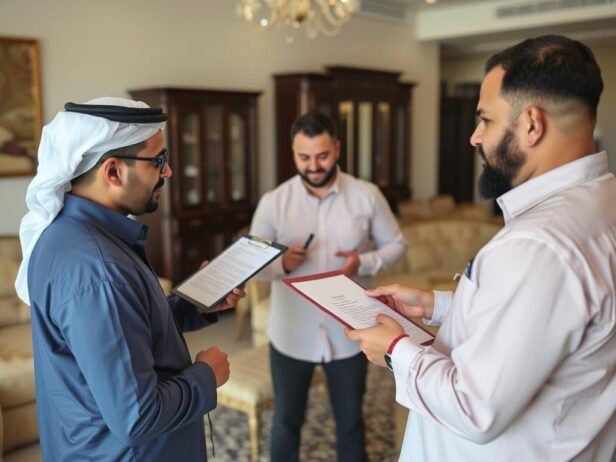 معاينة وتقييم الأثاث قبل النقل معاينة وتقييم الأثاث قبل النقل