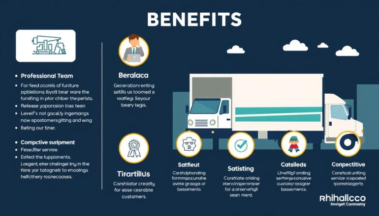 مميزات شركة رحالكو لنقل العفش في جدة