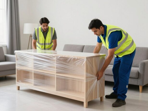 إجراءات أمان نقل العفش في حي الربوة