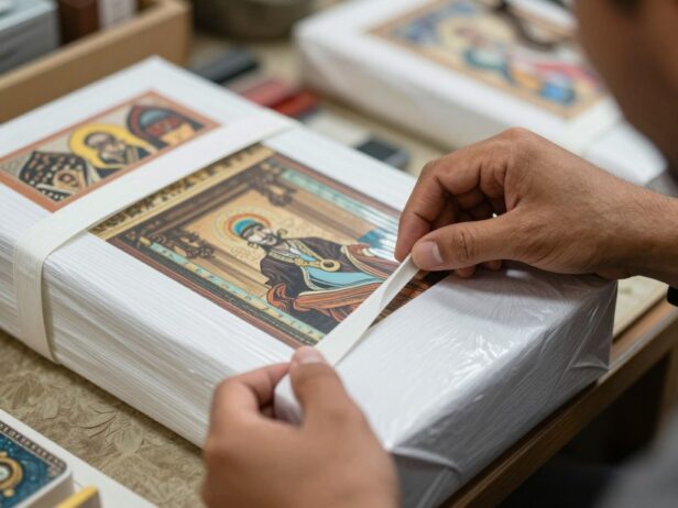 تغليف القطع الثمينة بعناية في حي الحمراء جدة تغليف القطع الثمينة بعناية في حي الحمراء جدة