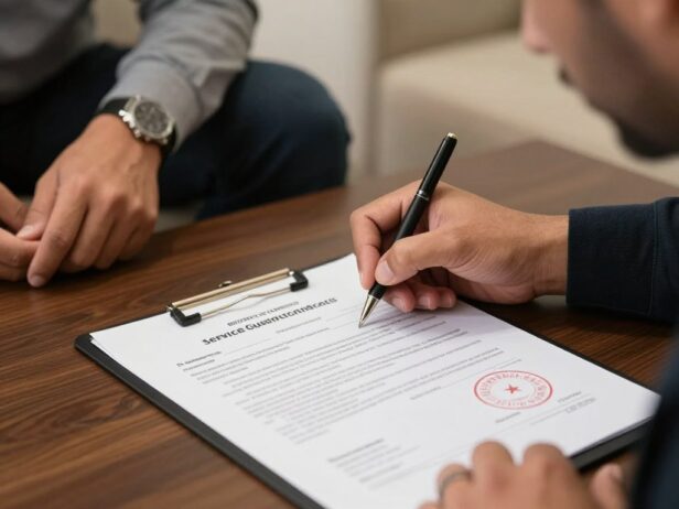 توقيع عقد ضمان خدمة نقل عفش في حي الجامعة بجدة