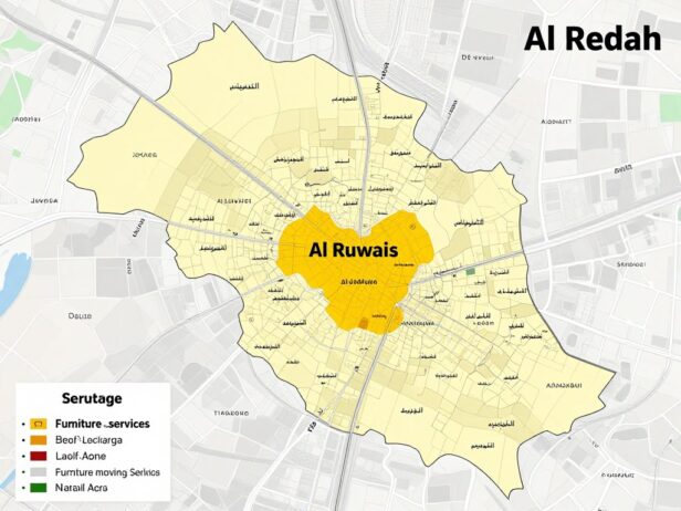 خريطة توضح تغطية خدمة نقل العفش لجميع أحياء جدة بما فيها حي الرويس خريطة توضح تغطية خدمة نقل العفش لجميع أحياء جدة بما فيها حي الرويس