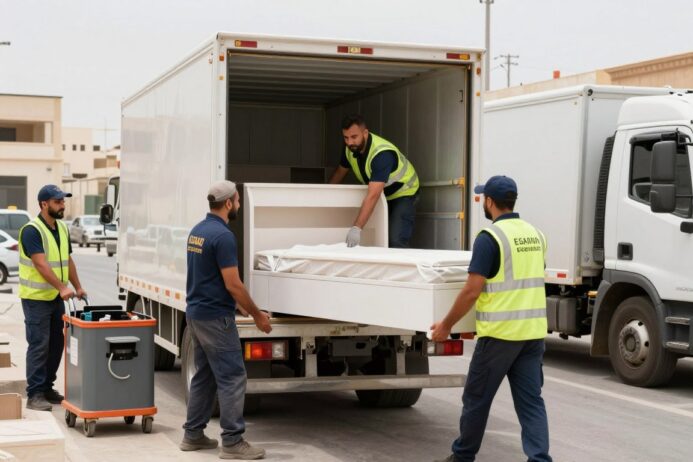 فريق محترف لنقل العفش في حي الحمدانية