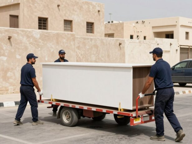 فريق محترف يقوم بنقل عفش في حي الياسمين جدة