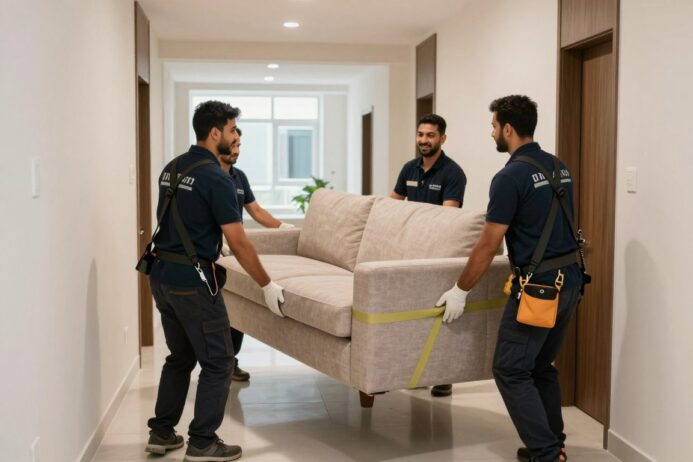 فريق نقل عفش حي الصفا جدة المحترف أثناء العمل