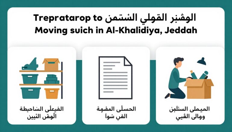 نصائح قبل نقل العفش في حي الخالدية جدة