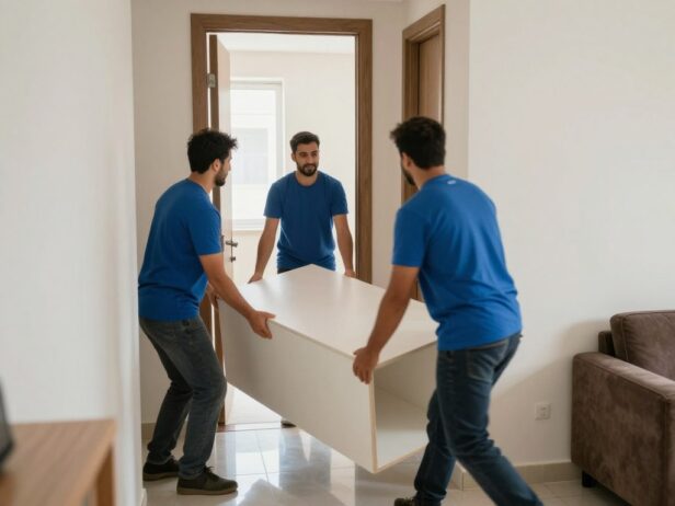 نقل أثاث منزلي في شقة سكنية بحي البساتين جدة