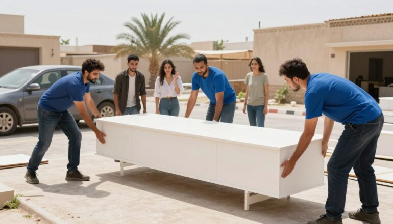 نقل عفش بدون تعب في حي الربوة